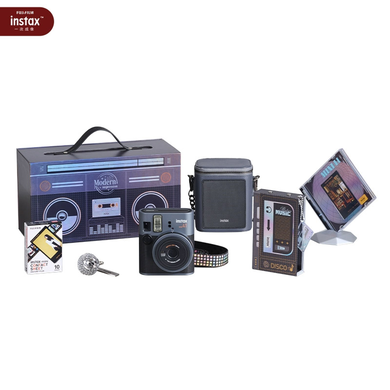 Instant Film Pack - 新しいオリジナル富士フイルムインスタックスミニ 41 フィルムカメラヴィンテージオプションのシャッターアクセサリーキャリングケース ﻿ バリューパック（20/40枚）