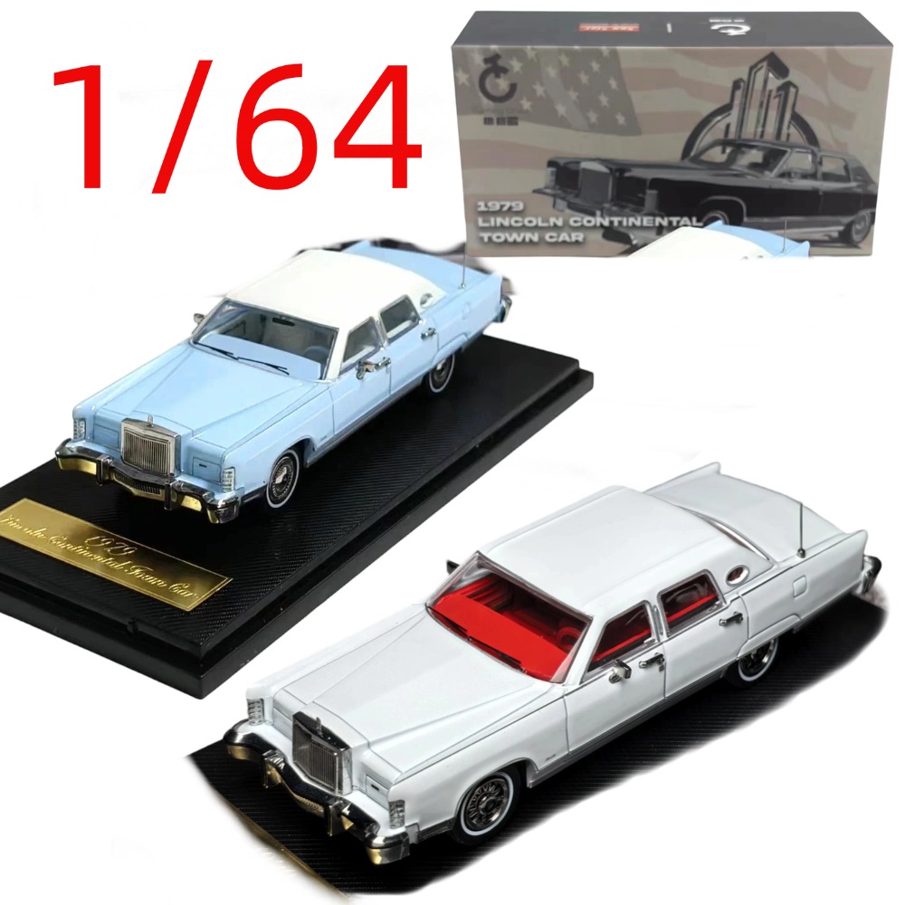 Vintage Collectibles - ターニングクラッシュダイキャスト1/64スケール リンカーンコンチネンタル タウンカー ヴィンテージカーモデル 合金製リンカーンコンチネンタルカーモデル コレクションディスプレイ
