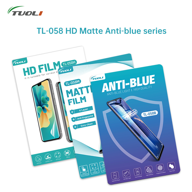 Slide Film 120 - Tuoli Tpu hdヒドロゲルフィルム、ユニバーサルストレート湾曲スクリーンプロテクター、マットプライバシー、日焼け止め、切断機、tl058