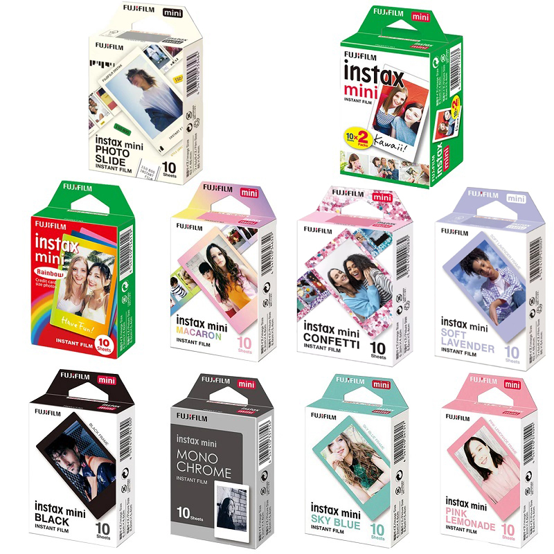 Instant Film Pack - Fujifilm-インスタントカメラフォトペーパー,10枚,12フィルム,Fuji,mini 99,11,9,8,7,40,se,50,90