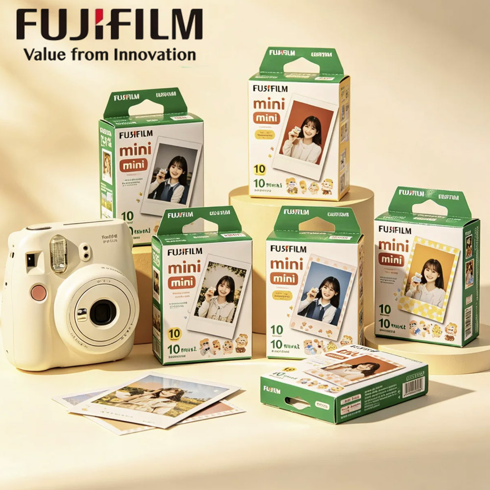Instant Film Pack - 10/20/40/60/80/100 枚富士フイルムインスタックスミニフィルムホワイト富士インスタントフォトカメラミニ 12/11 9 8 7