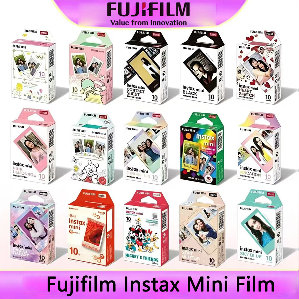 Instant Film Pack - クラシックな富士フイルムインスタックスミニフィルム 富士フイルムインスタックスミニ12、13、11、8、9カラーフィルム、40、50s、50i、90、Link、2、3、25、Share、SP-1、2カメラ対応