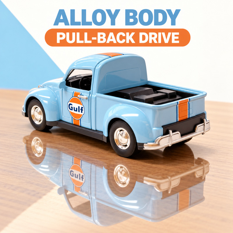 新商品：1/36スケールのビートル風ピックアップトラック、合 - Vintage Collectibles のレビューと価格