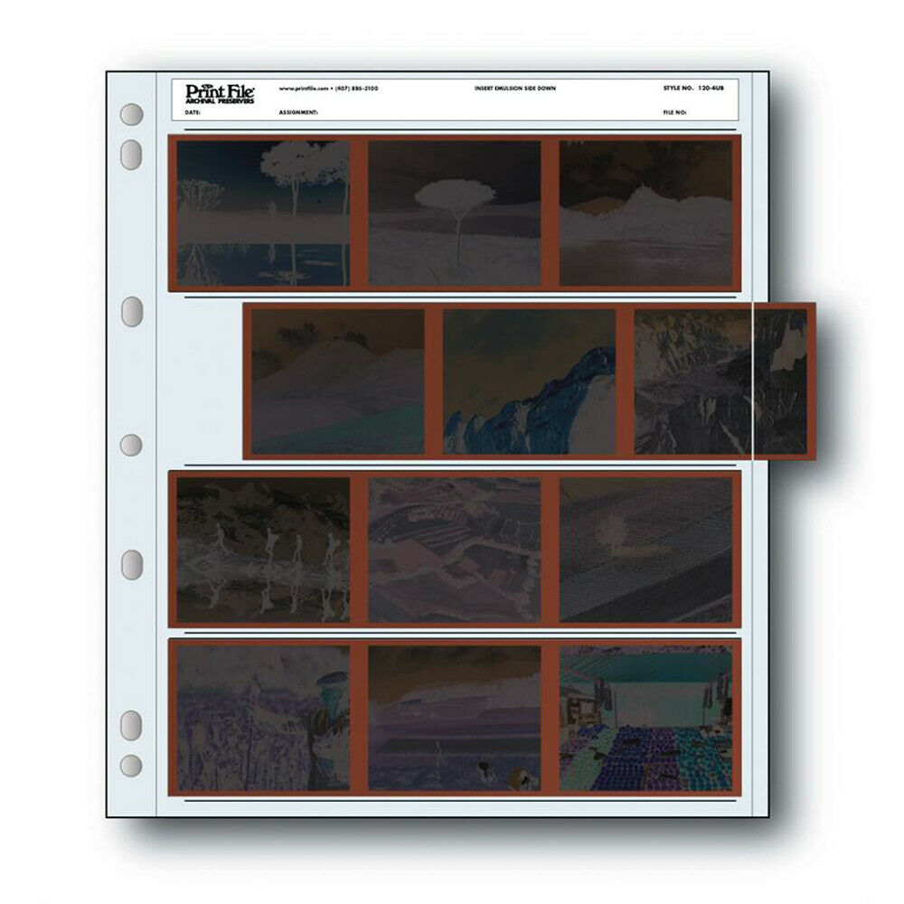 PrintFile 120mmネガ保護シート 宝図120 m - Slide Film 120 のレビューと価格