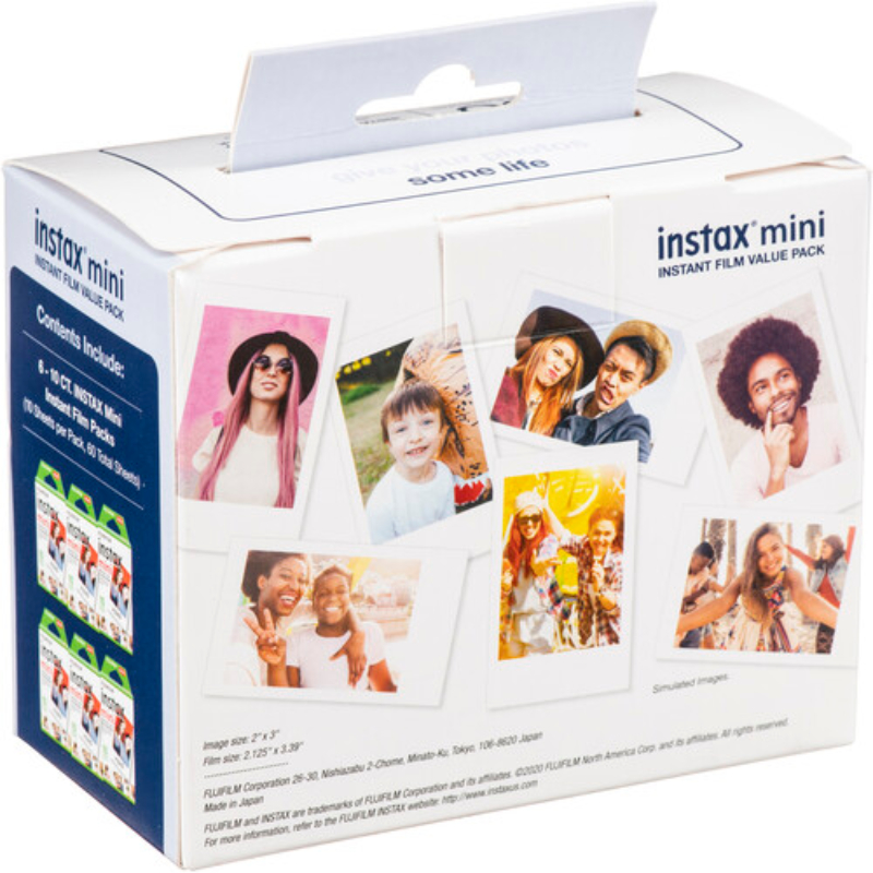 Fujifilm-Instaxミニフォトフィルム,ホワイトエ - Instant Film Pack のレビューと価格