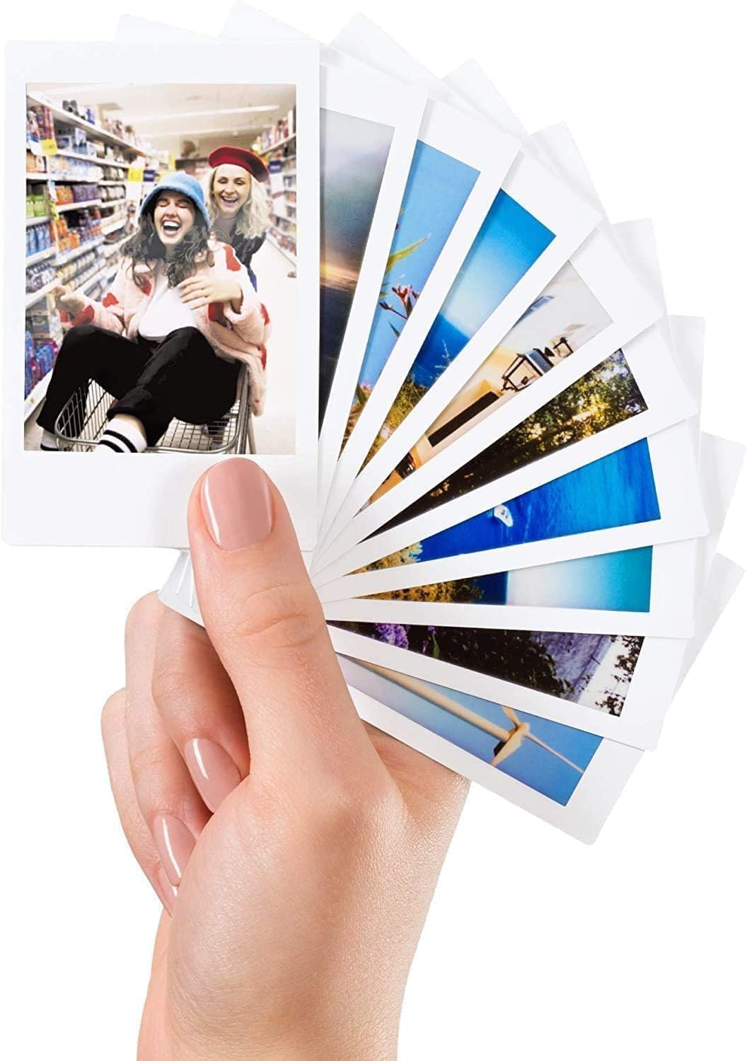 Fujifilm-Instaxミニフォトフィルム,ホワイトエ - Instant Film Pack のレビューと価格