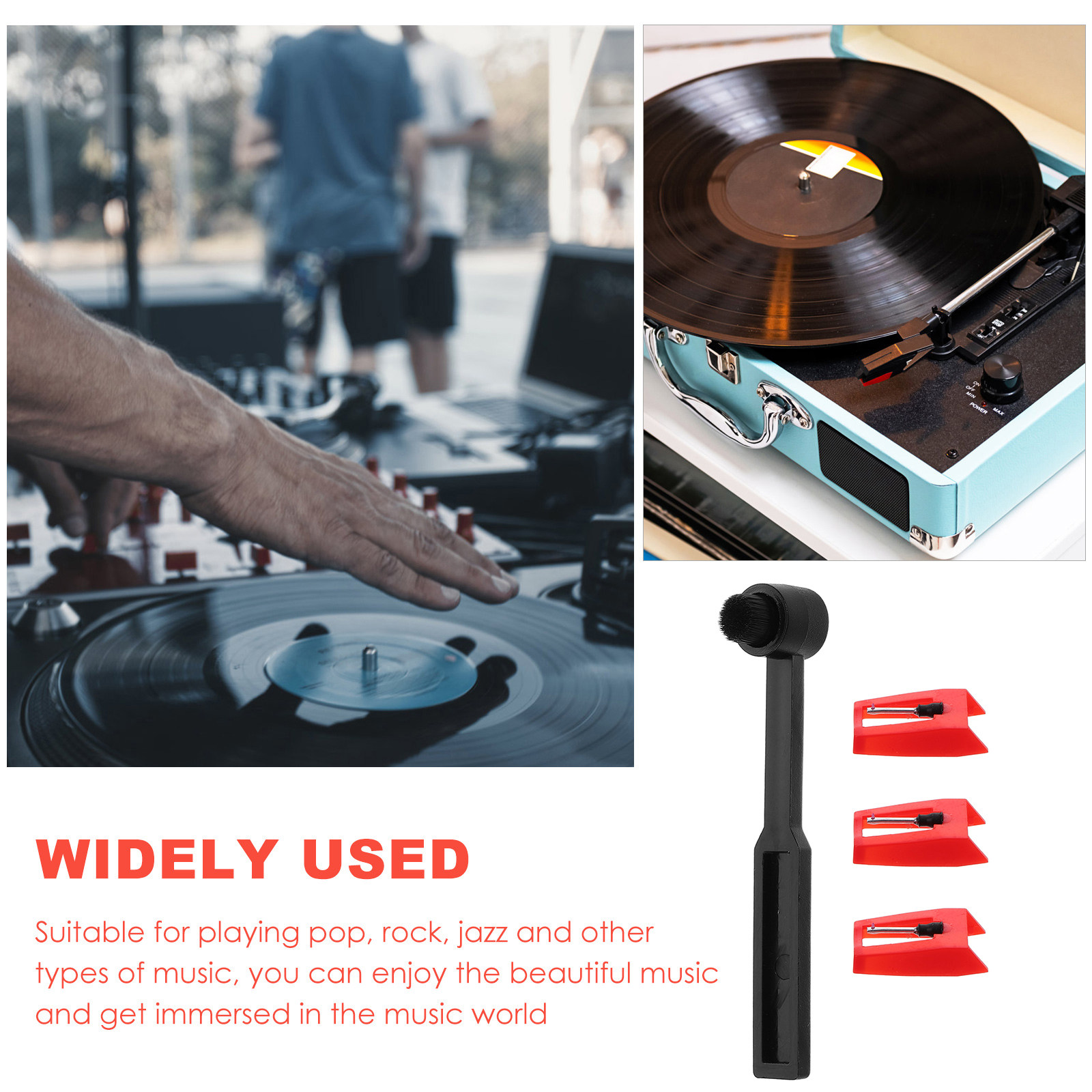 1セットのヴィンテージレコードプレーヤー用スタイラス針キット - Record Player Needle のレビューと価格